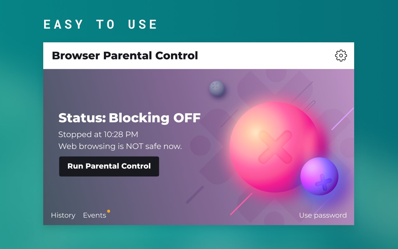 Parental Control. Blocks porn, malware, etc.