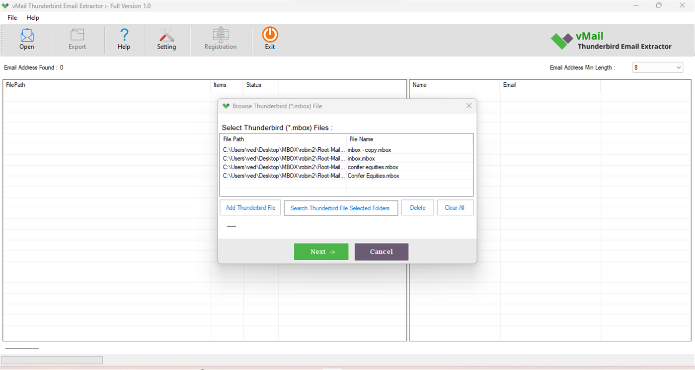 #2. Email Address Extractor Tool (Windows) 由: VARTIKA SOFTWARE PRIVATE LIMITED