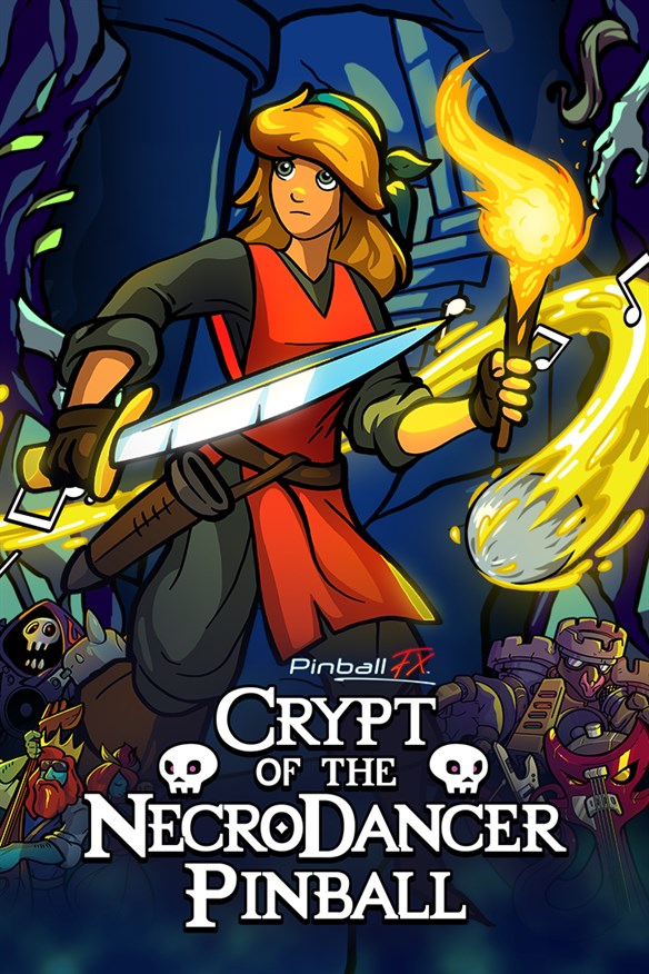 Pinball FX - Crypt of the NecroDancer Pinball Xbox Series X|S and Xbox One cover art