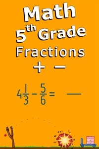 Add and subtract fractions - 5th grade math skills