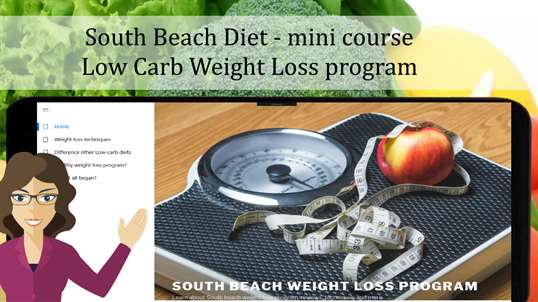 South beach diet mini-course! Low carb diet and weight loss plan screenshot 1