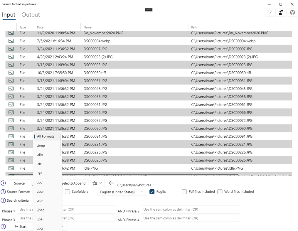 #3. Search for text in pictures (Windows) di: Ivan Makaruskin