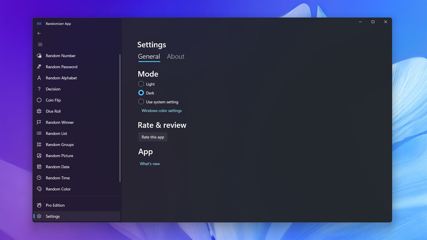 #10. Randomizer App (Windows) Göre: V Team