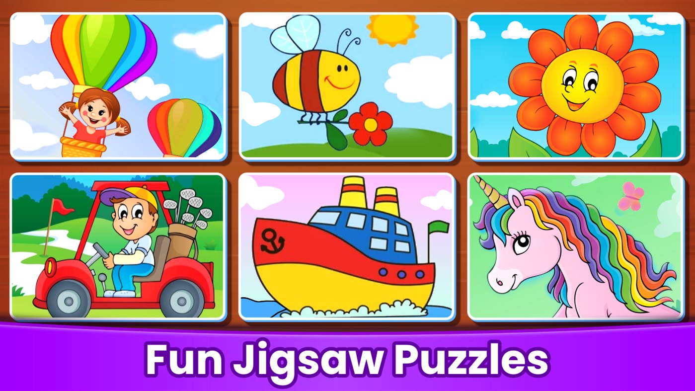 #6. Puzzle Kids - Animals Shapes & Jigsaw Puzzles (Windows) By: RV AppStudios
