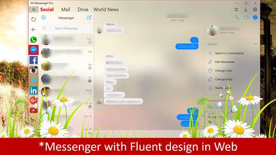 All Messenger : Social,Mails,Drives screenshot 1