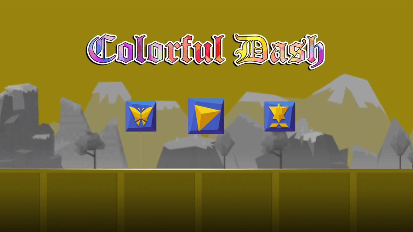 #1. Colorful Dash (Windows) By: 西安斗猫网络科技有限公司