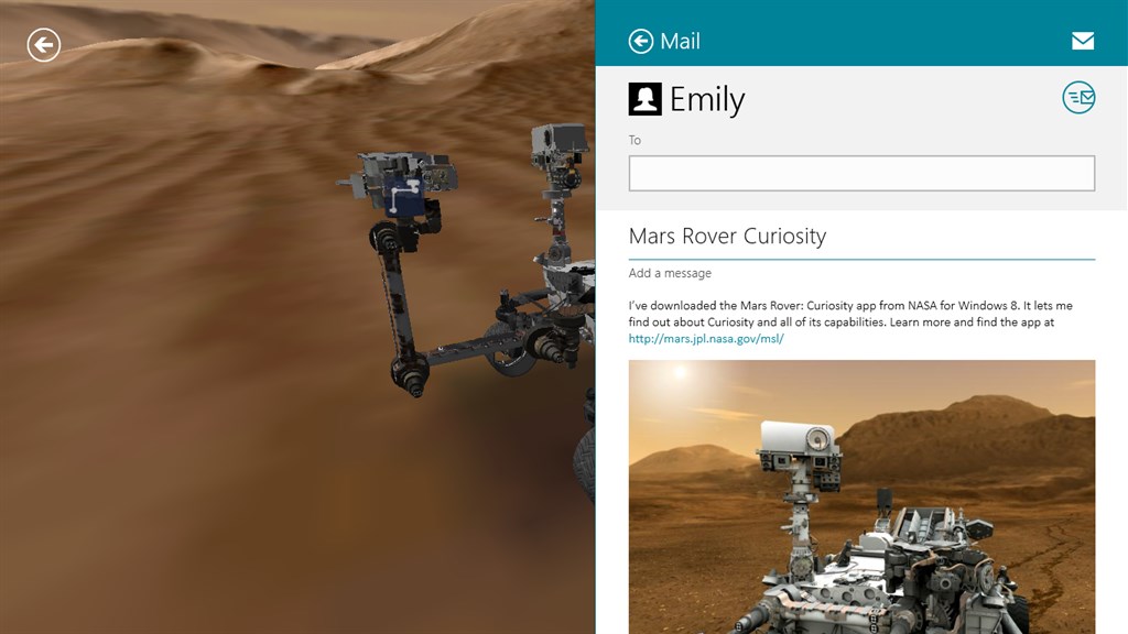 Mars Rover: Curiosity - Microsoft Apps