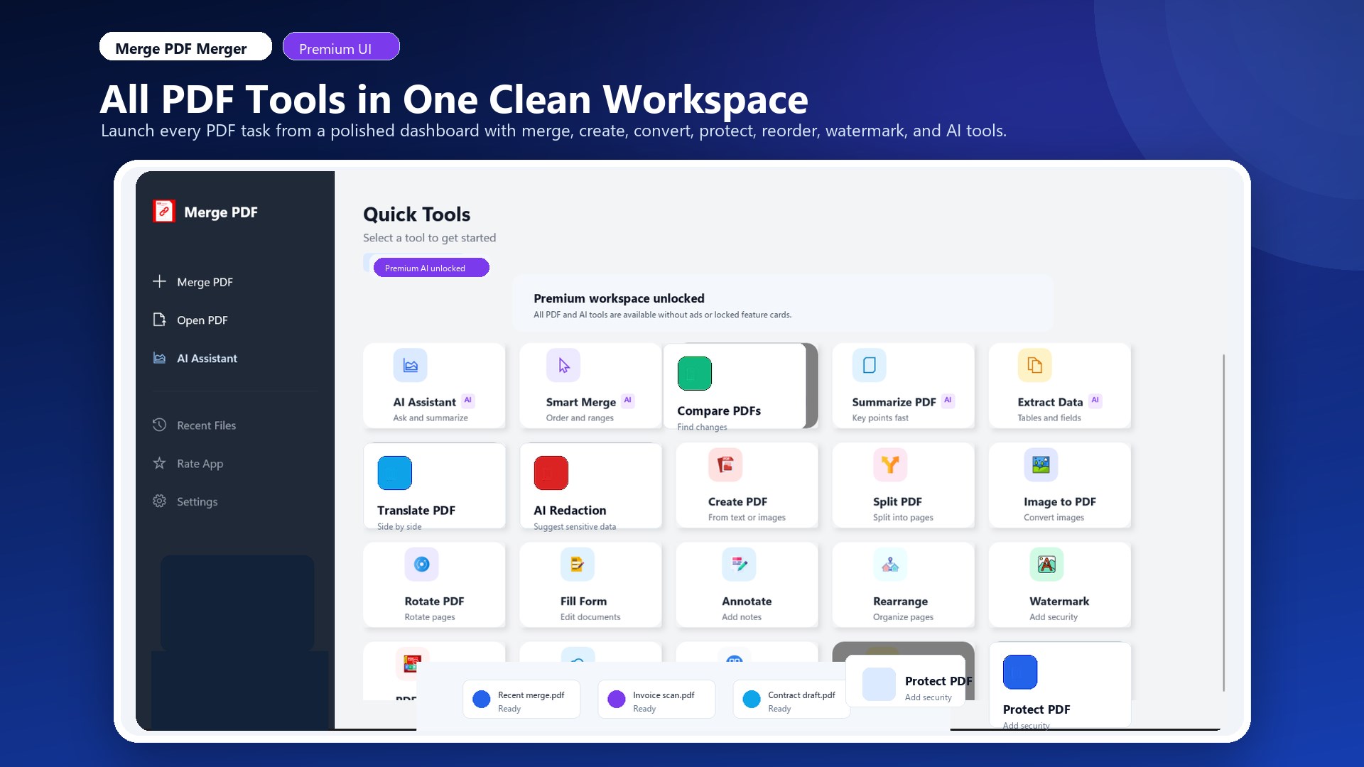 Merge PDF: Combine PDF files screenshot