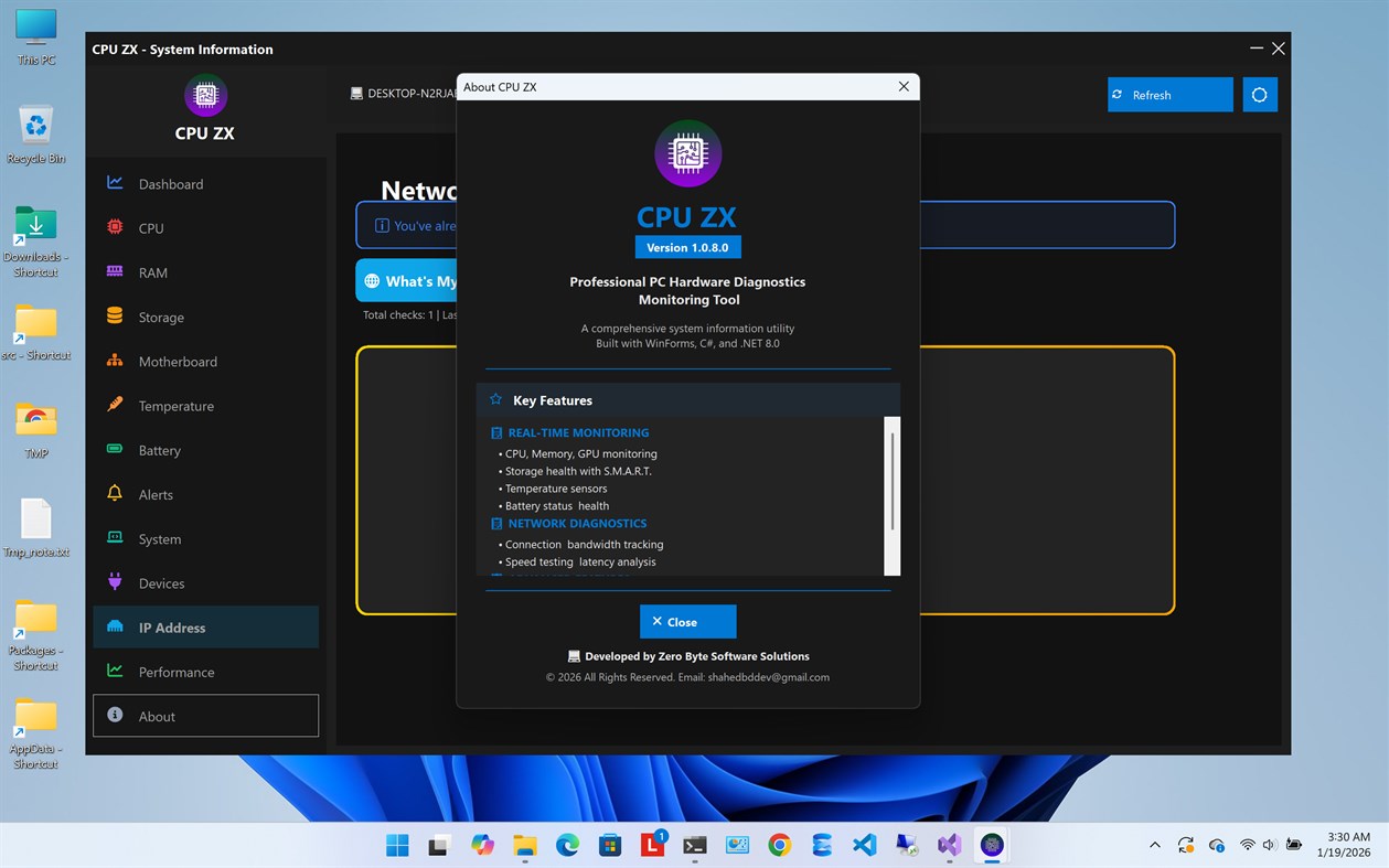 #6. CPU Plus (Windows) Ved: Zero Byte Software Solutions