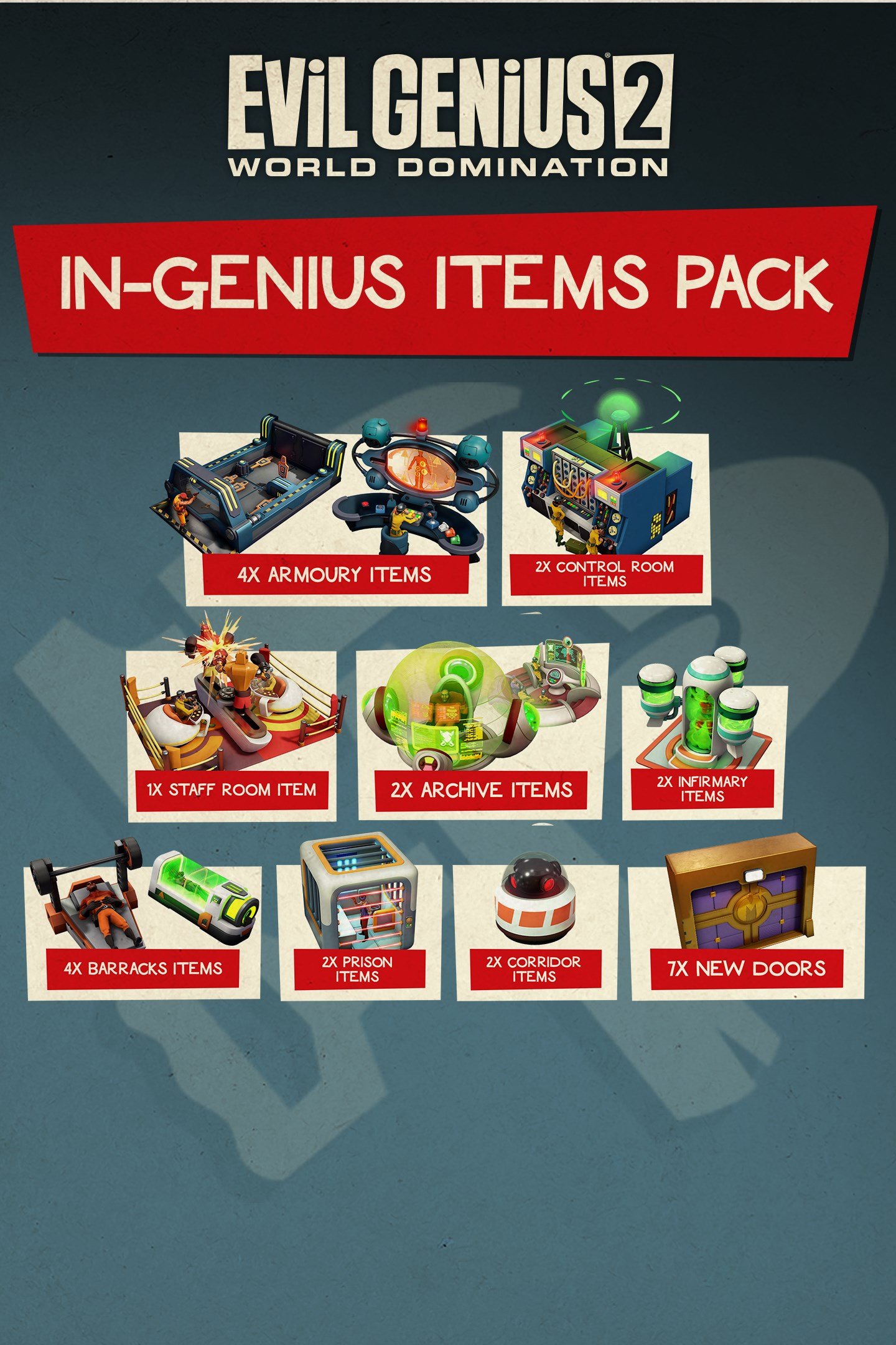 Evil Genius 2: In-Genius Items Pack | Xbox | Chiave | Privato