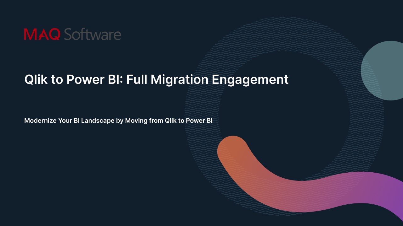 Snapshot 1 of Qlik to Power BI: Full Migration Engagement