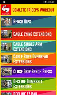 Complete Triceps Workout screenshot 2