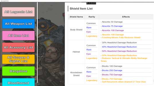 Apex Legends Guide screenshot 3