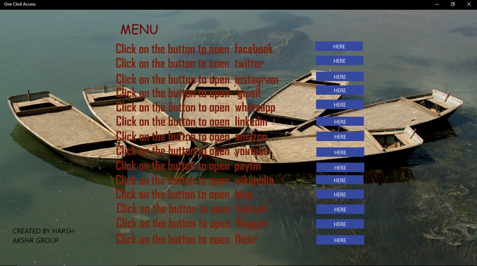 one click access (Windows) Podle: Akshr