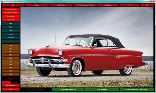 Classic American Cars of the 1950s screenshot 2