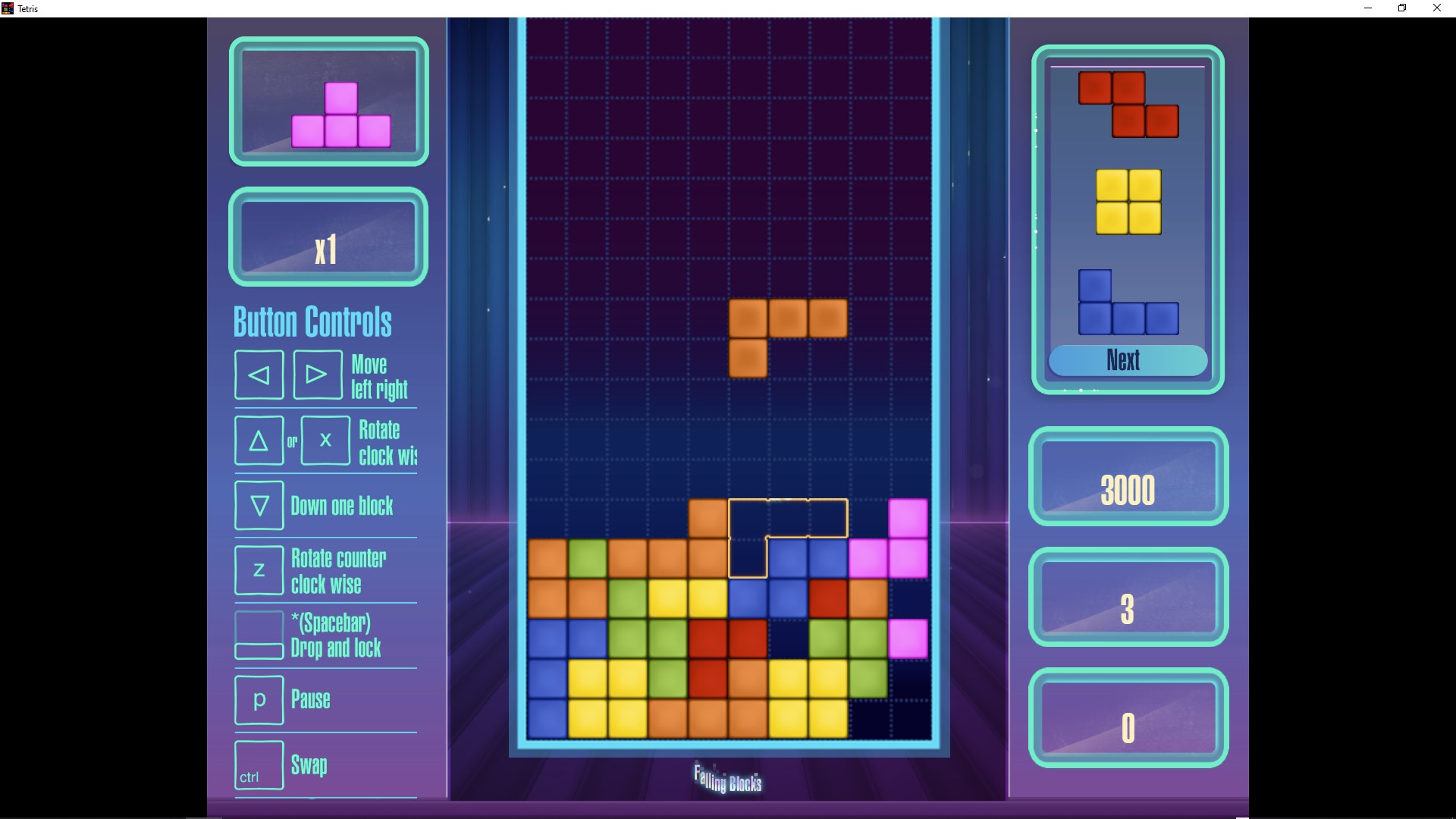 Falling Blocks The Tetris Game - Play Falling Blocks The Tetris