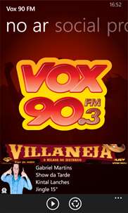 Vox 90 FM screenshot 1