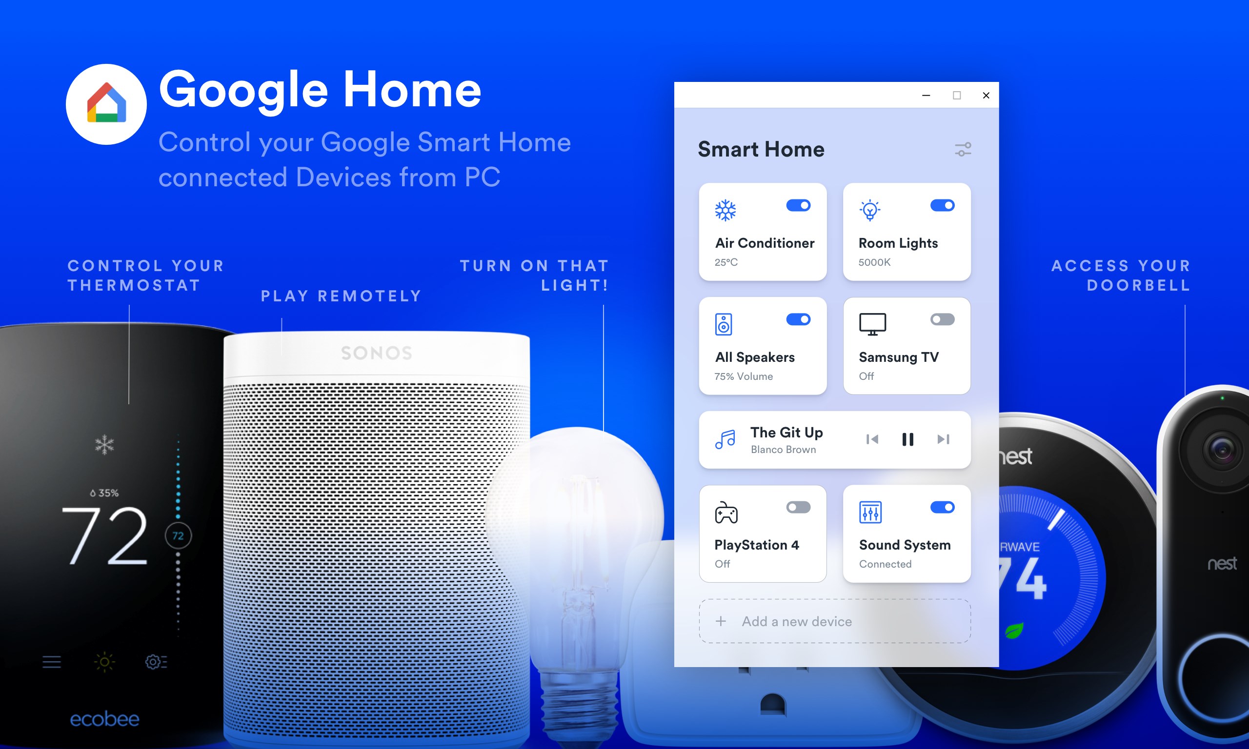control google home remotely