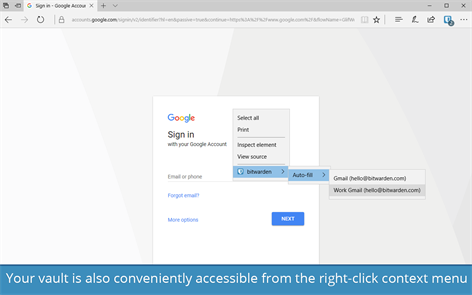 bitwarden - Free Password Manager Screenshot