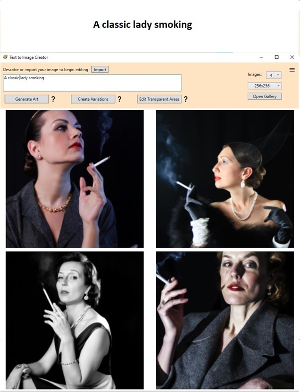 #2. Text to Image Creator (Windows) 由: Megaish