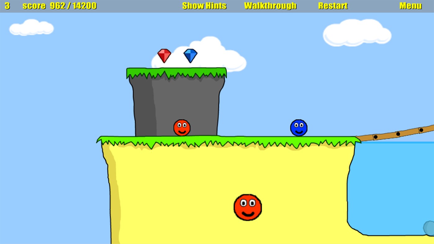 Red And Blue Balls (by cazualgamez.com) - (Windows Games) — AppAgg