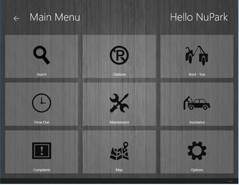 NuPark Mobile Screenshots 1
