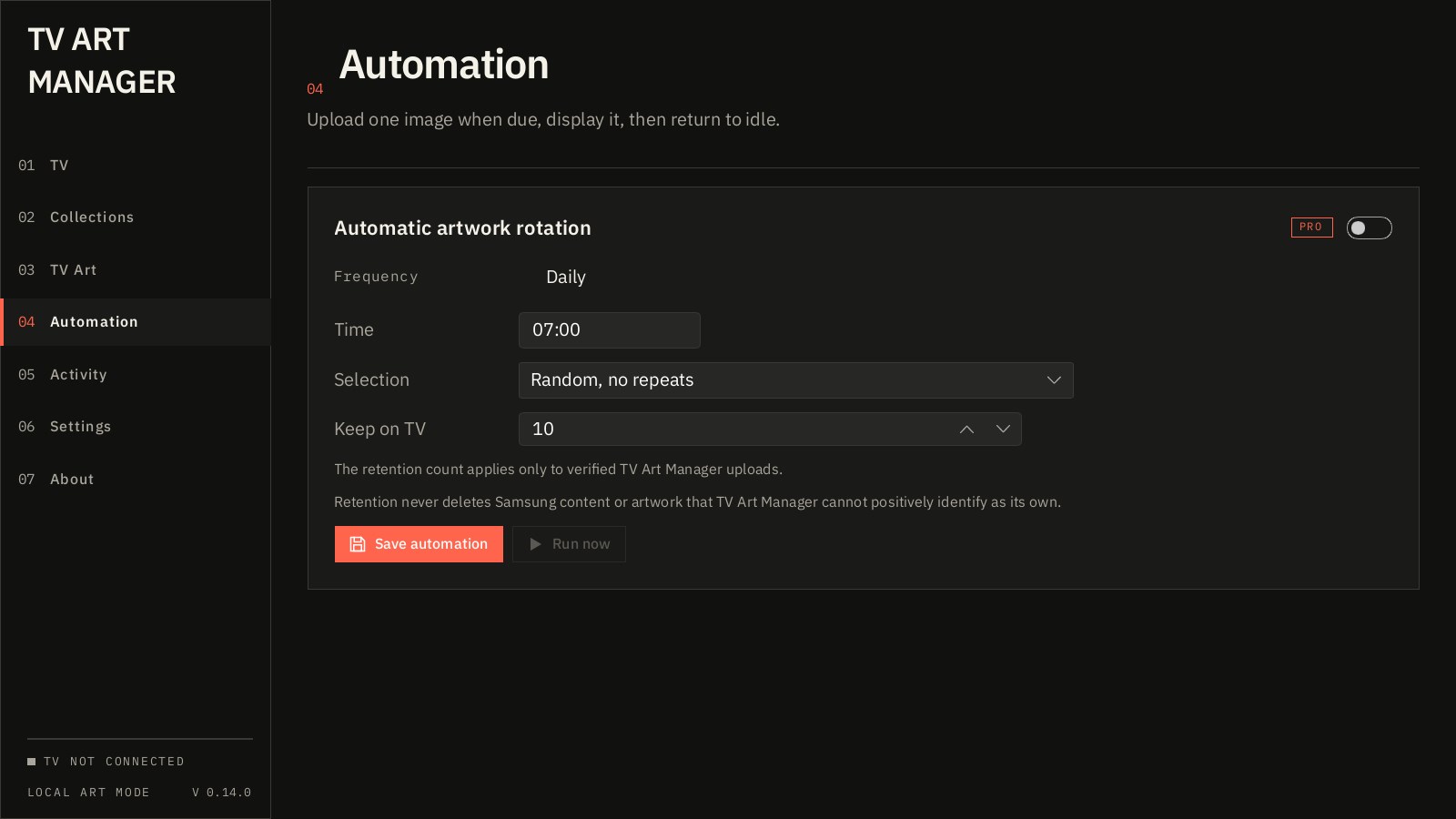 TV Art Manager screenshot