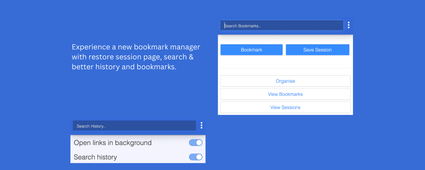 Bookmark Manager marquee promo image