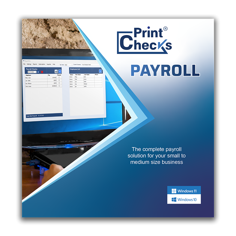 #1. Print Checks Payroll Software (Windows) Ved: Print Checks Inc