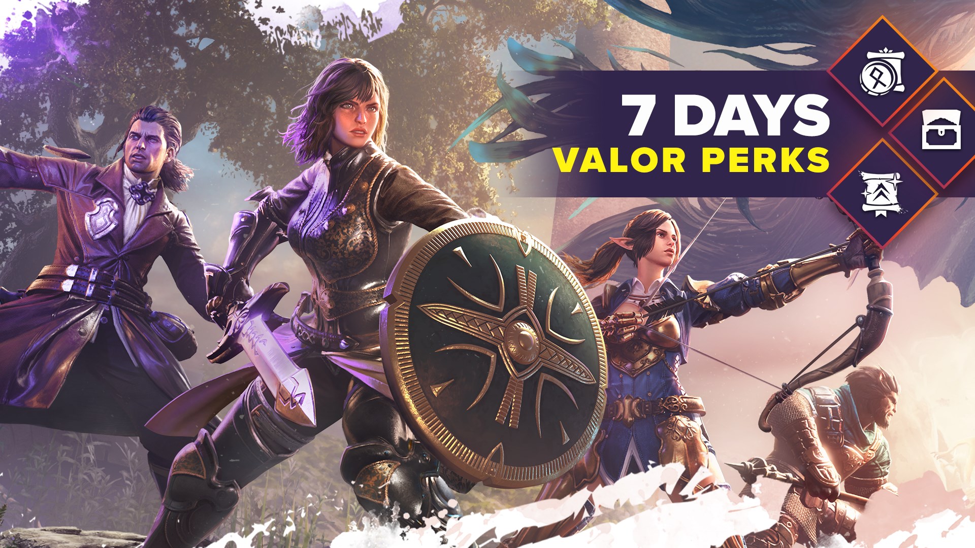 Bless Unleashed: Pack premium Valor Perks - 7 jours