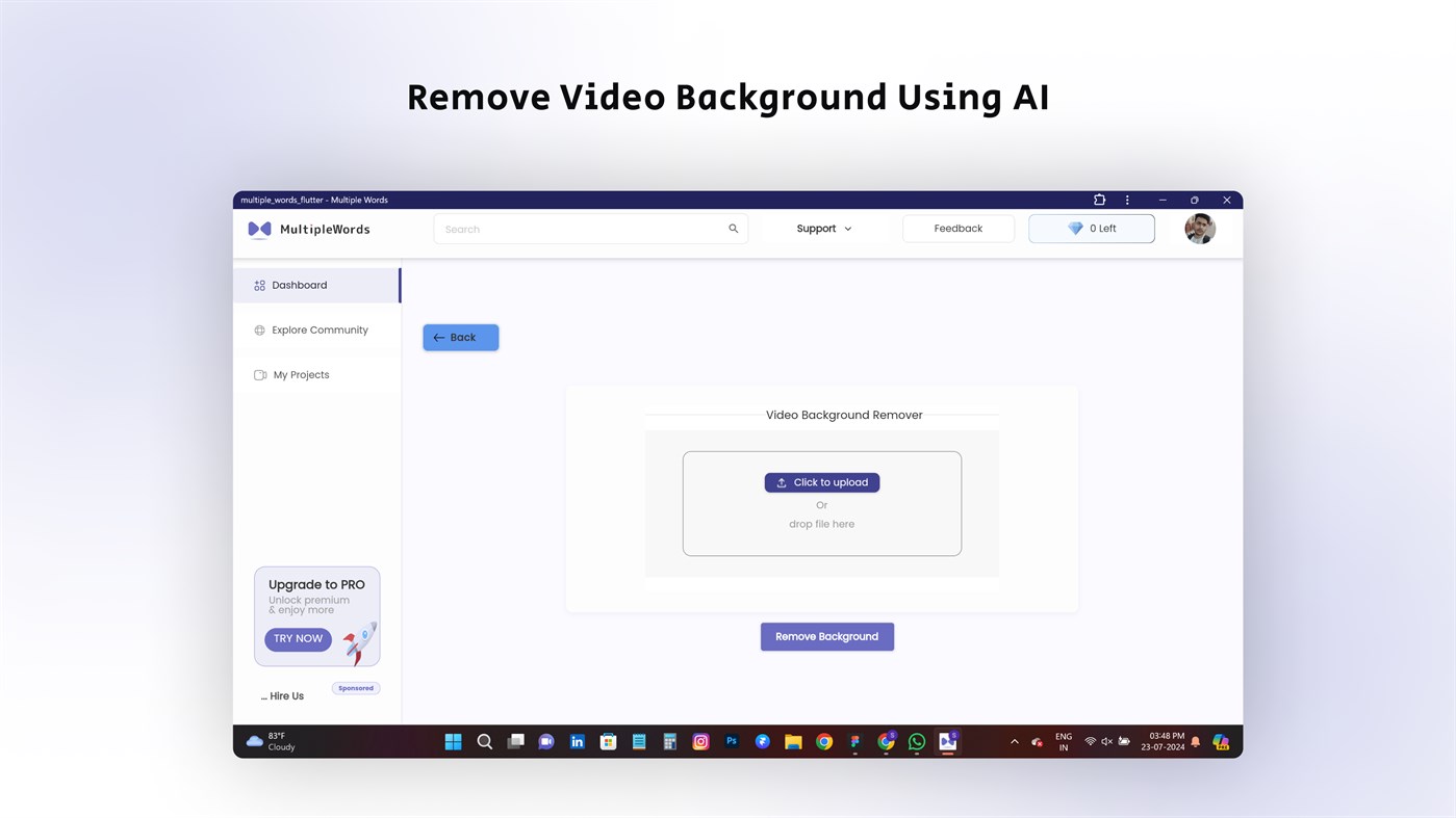 #9. AI Tools-All In One (Windows) Podle: Saify Technologies private limited ( https://saifytech.com )