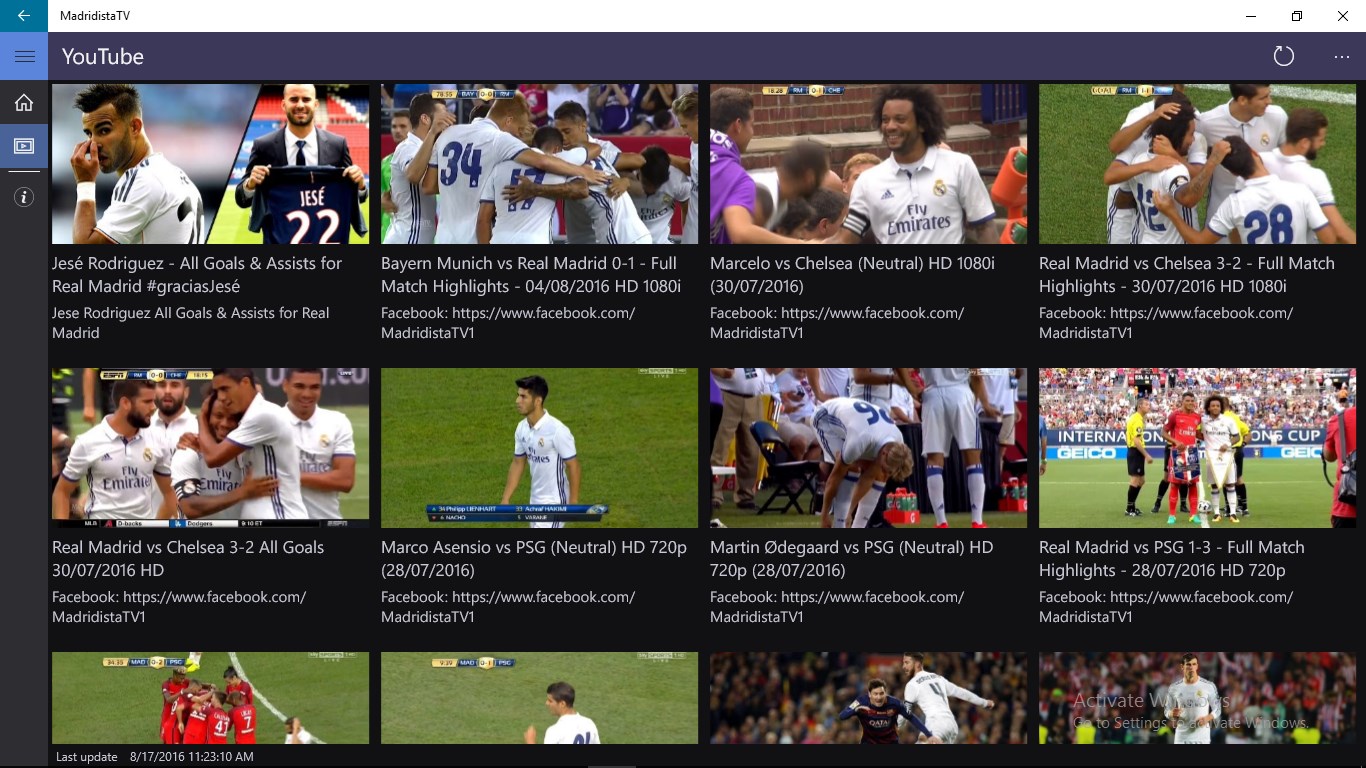 MadridistaTV Microsoft Apps