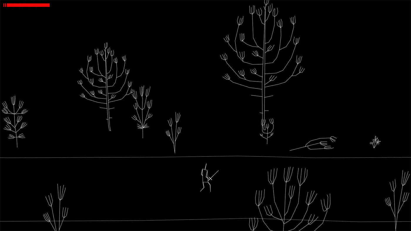 #3. Voracious - vector hack and slash (Xbox) De: rostok.itch.io