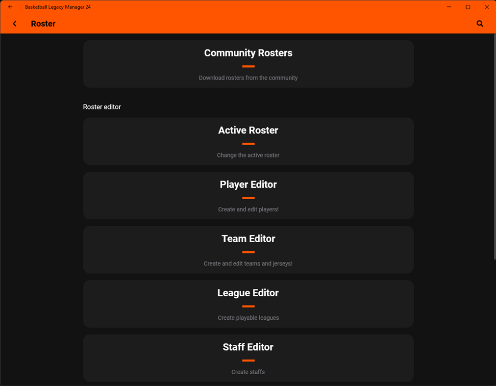 #4. Basketball Legacy Manager 24 (Windows) By: Hockey Legacy Manager