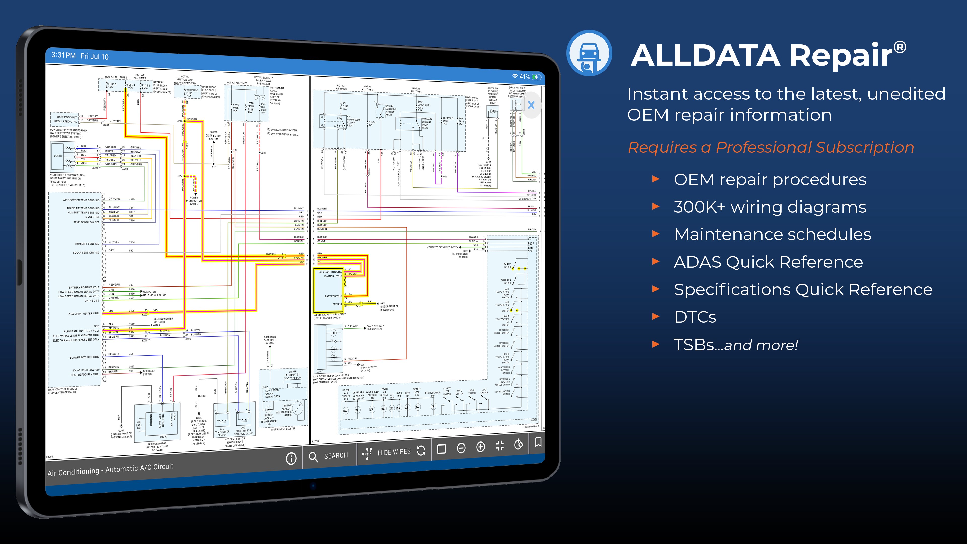 ALLDATA screenshot