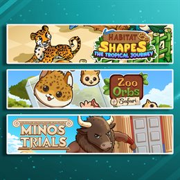 Aperçu Habitat Shapes: The Tropical Journey + Zoo Orbs: Safari + Minos Trials (Bundle)