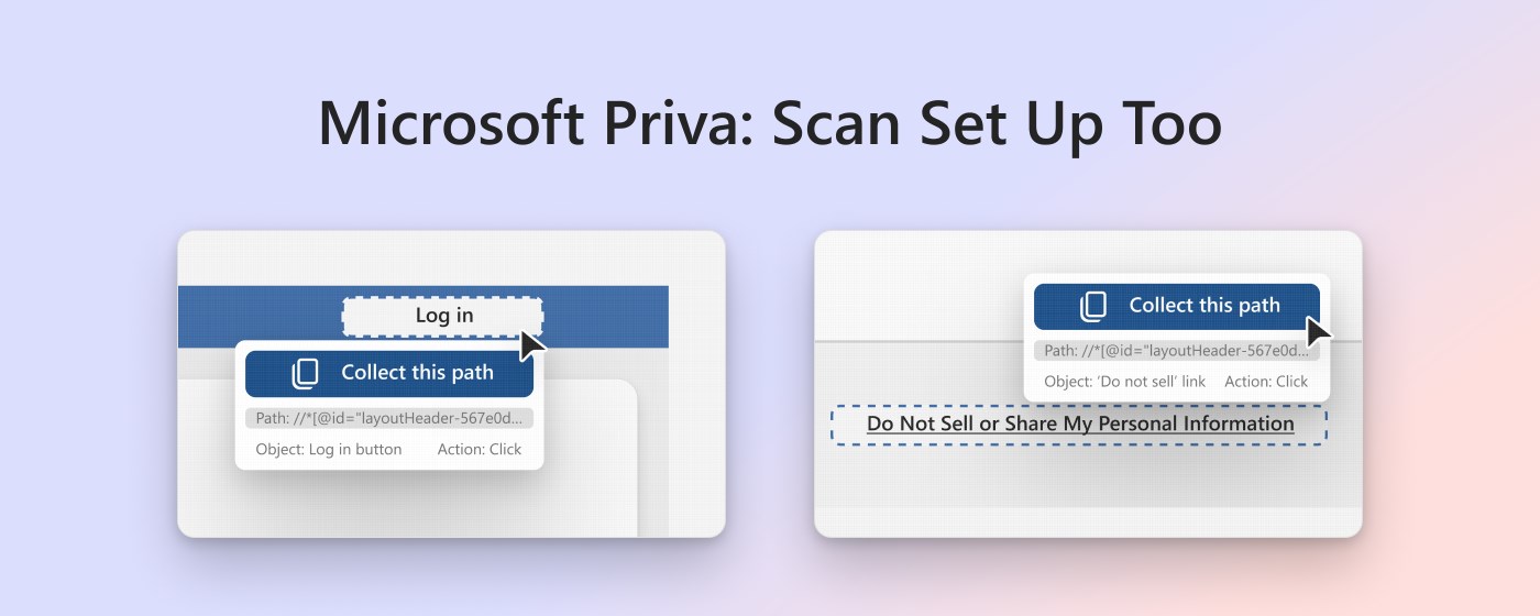 Microsoft Priva: Scan Set Up Tool marquee promo image