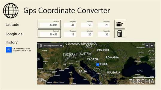 Gps Coordinate Converter screenshot 1