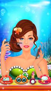 Mermaid Rescue - Makeup & Makeover Fashion Salon Kids Game screenshot 2