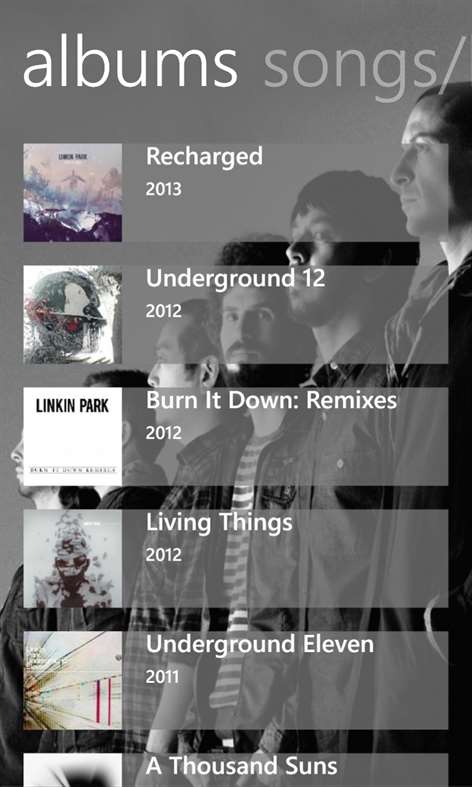 Linkin Park Music Screenshots 2