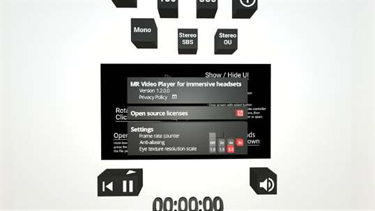 MR Video Player for immersive headsets screenshot 3