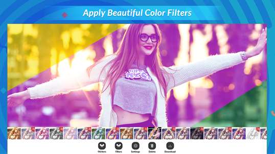 Face Filter and Selfie Editor - Sweet Camera screenshot 5