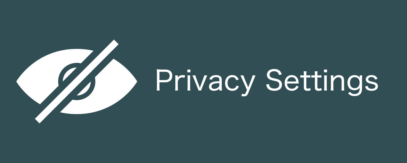 Privacy Settings marquee promo image