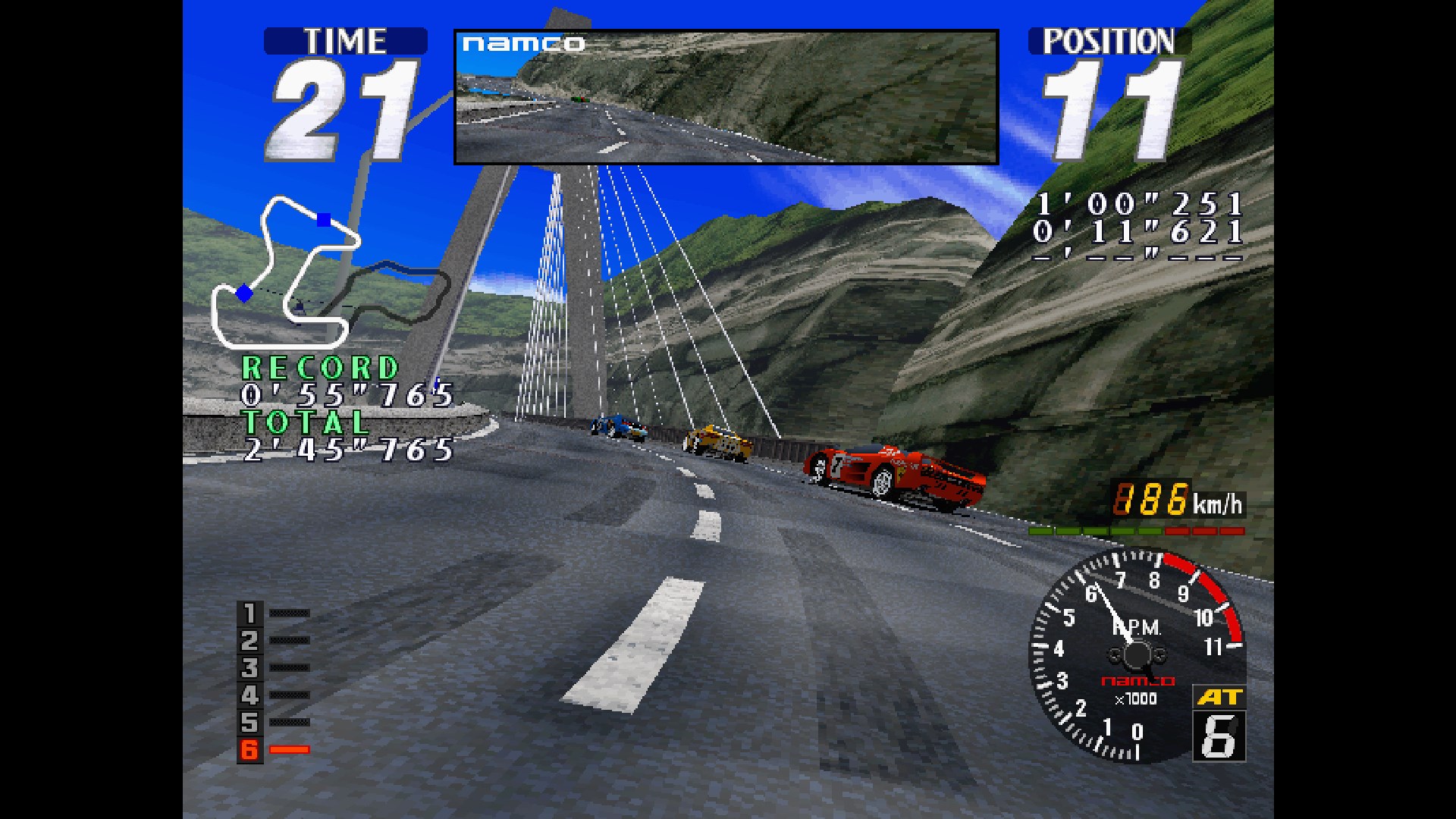 Screenshot 3 from Arcade Archives 2: Rave Racer