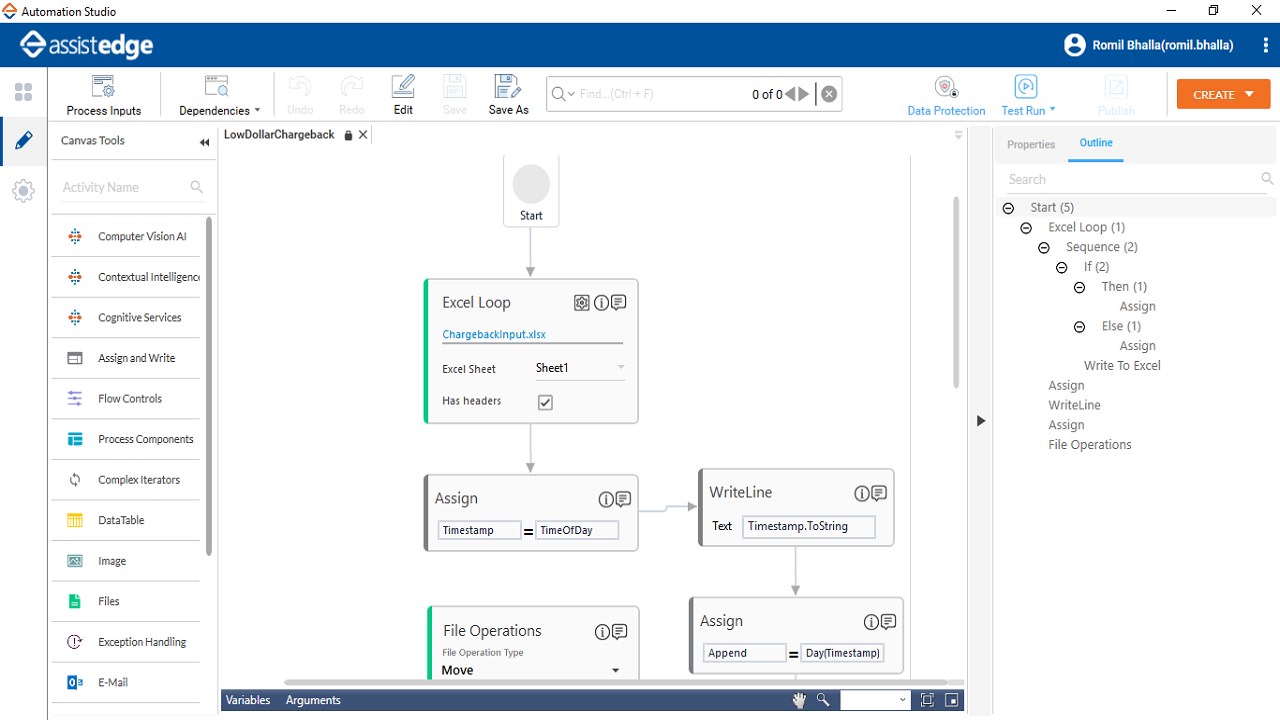 Edgeverve rpa hot sale tool