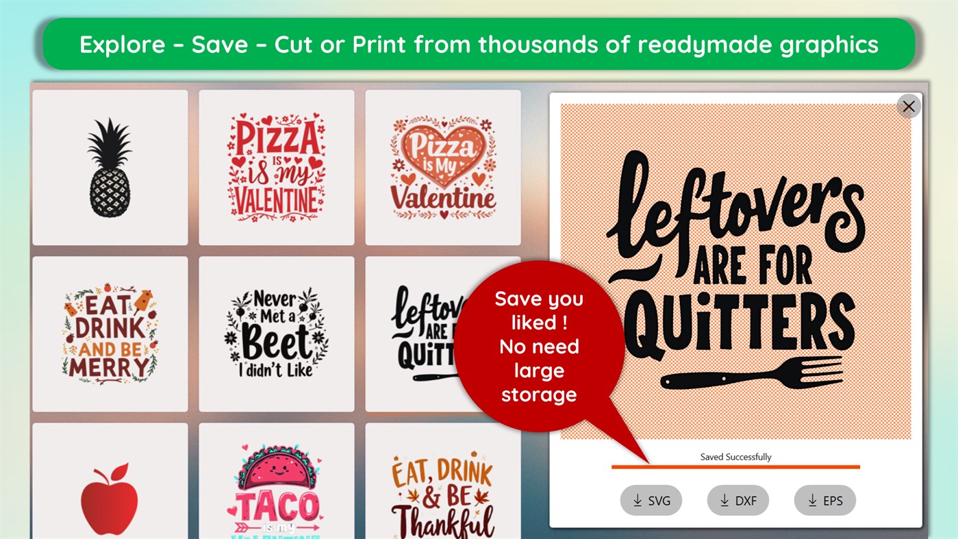#4. Designs Space PRO : Maker, Explore illustrations (Windows) di: rpsapps
