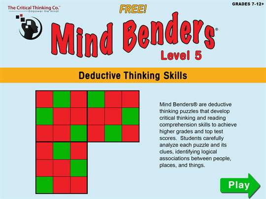 Mind Benders® Level 5 (Free) screenshot 1